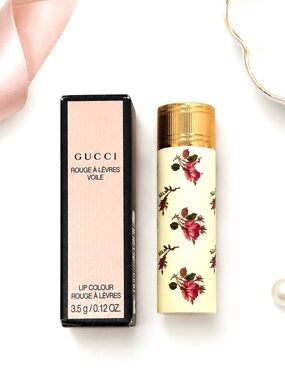 Gucci 506 Louisa Red, Rouge à Lèvres Voile Lipstick SEALED NWT